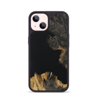 iPhone 14 Wood Phone Case - Clarey (Pure Black, 730569)