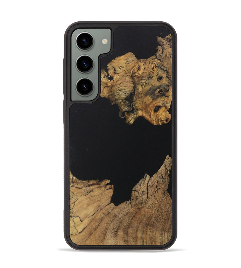 Galaxy S23 Plus Wood Phone Case - Jovanni (Pure Black, 730570)