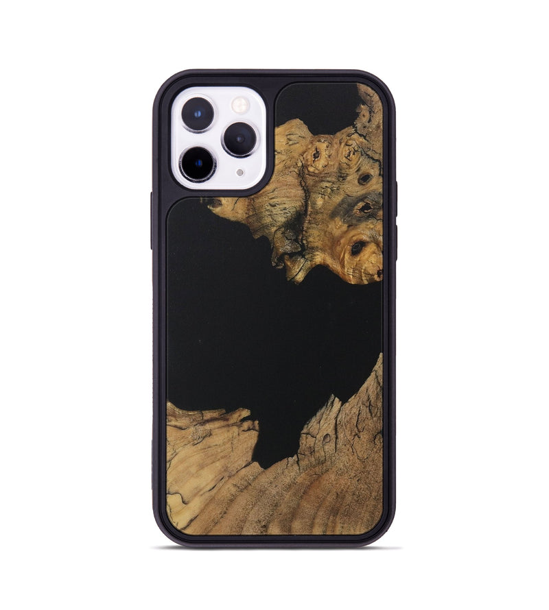 iPhone 11 Pro Wood Phone Case - Jovanni (Pure Black, 730570)