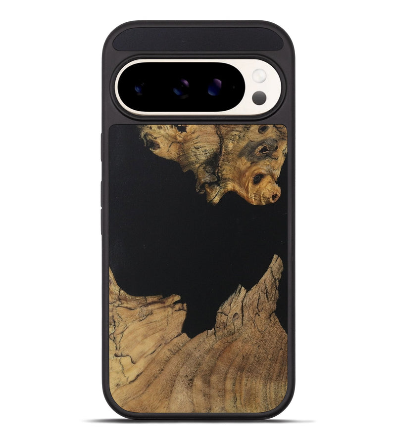 Pixel 9 Pro XL Wood Phone Case - Jovanni (Pure Black, 730570)