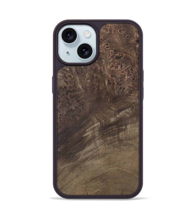 iPhone 15 Wood Phone Case - Dorathy (Wood Burl, 730572)