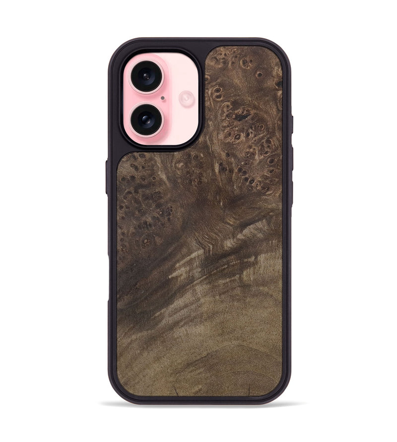 iPhone 16 Wood Phone Case - Dorathy (Wood Burl, 730572)