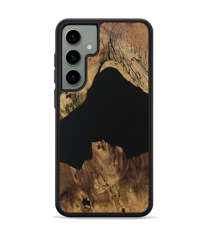 Galaxy S24 Plus Wood Phone Case - Bama (Pure Black, 730573)