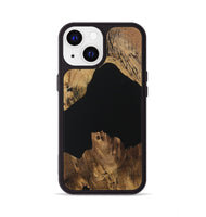 iPhone 13 Wood Phone Case - Bama (Pure Black, 730573)