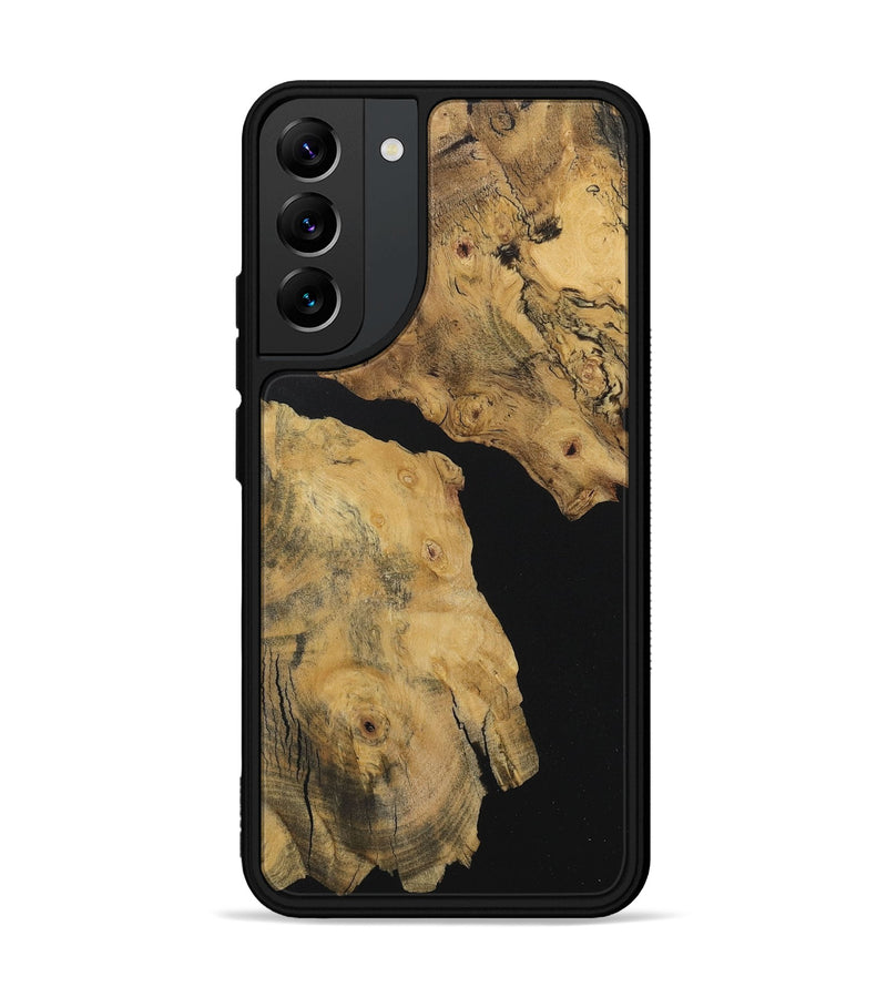 Galaxy S22 Plus Wood Phone Case - Allis (Pure Black, 730574)