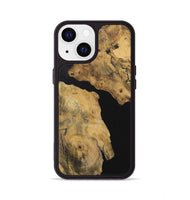 iPhone 13 Wood Phone Case - Allis (Pure Black, 730574)