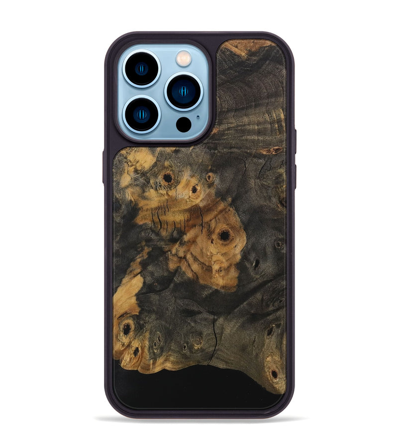 iPhone 14 Pro Max Wood Phone Case - Shigeki (Wood Burl, 730575)