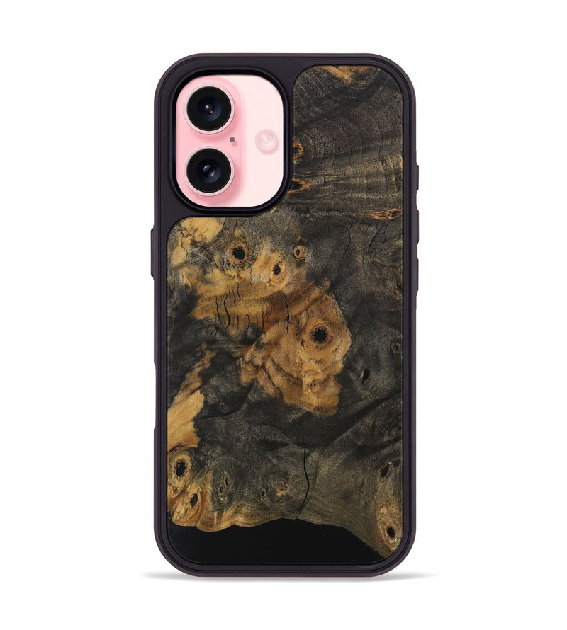 iPhone 16 Wood Phone Case - Shigeki (Wood Burl, 730575)