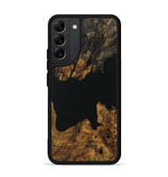 Galaxy S22 Plus Wood Phone Case - Aleen (Pure Black, 730576)