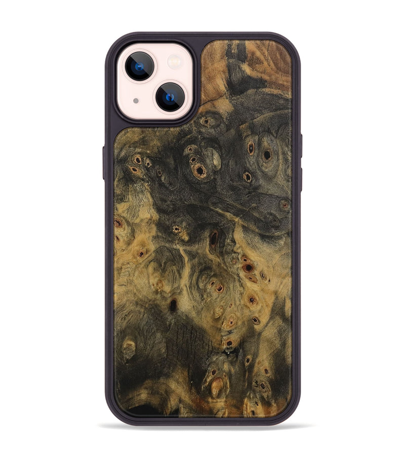 iPhone 14 Plus Wood Phone Case - Hoya (Wood Burl, 730577)