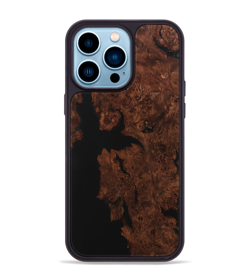 iPhone 14 Pro Max Wood Phone Case - Cynthia (Wood Burl, 730580)