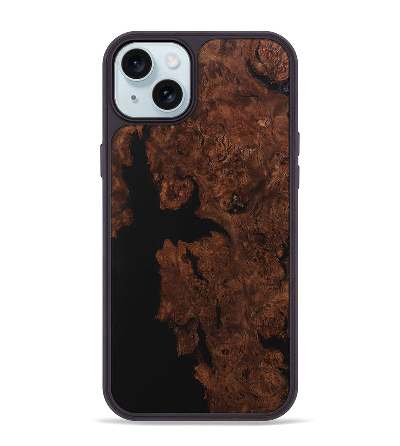 iPhone 15 Plus Wood Phone Case - Cynthia (Wood Burl, 730580)