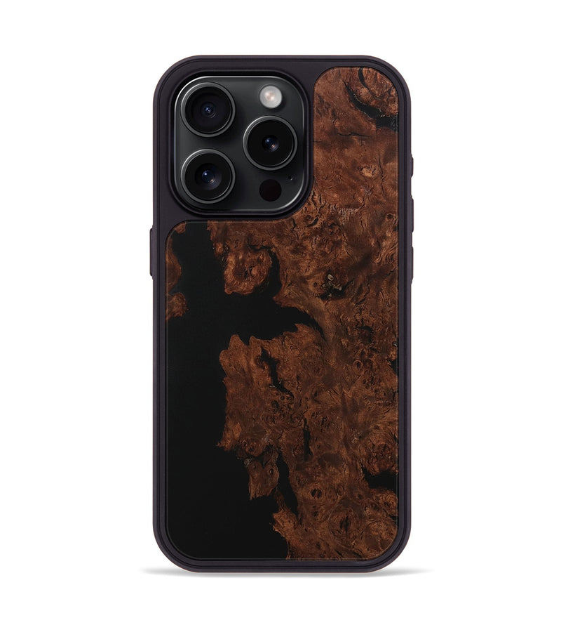 iPhone 15 Pro Wood Phone Case - Cynthia (Wood Burl, 730580)