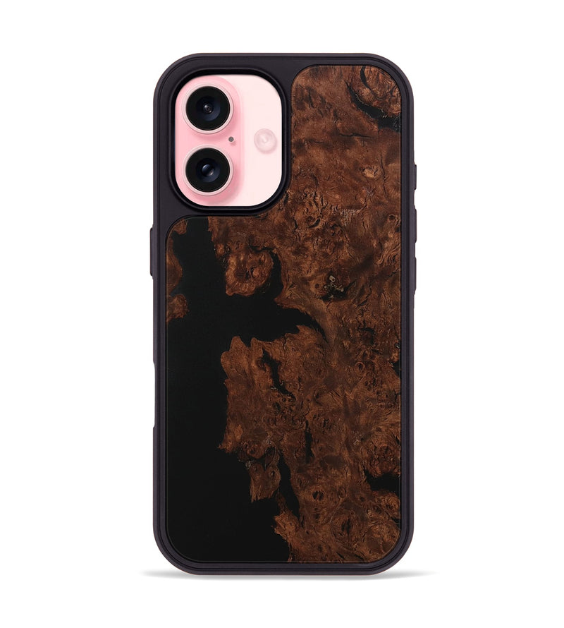 iPhone 16 Wood Phone Case - Cynthia (Wood Burl, 730580)