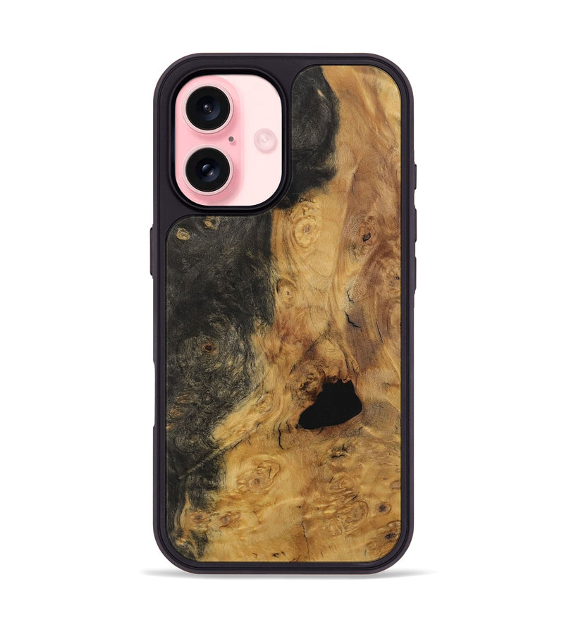 iPhone 16 Wood Phone Case - Kathye (Wood Burl, 730581)