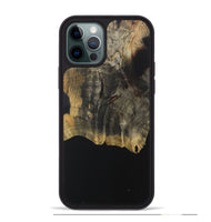 iPhone 12 Pro Max Wood Phone Case - Leonel (Pure Black, 730589)