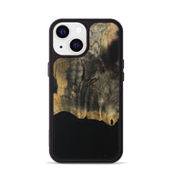 iPhone 13 Wood Phone Case - Leonel (Pure Black, 730589)