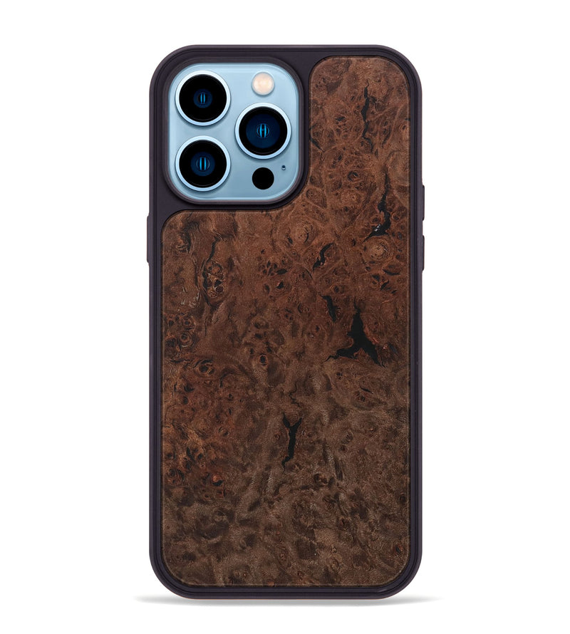 iPhone 14 Pro Max Wood Phone Case - Cappie (Wood Burl, 730592)