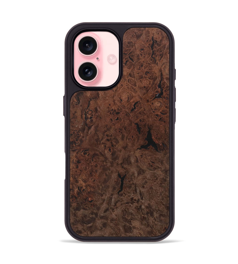 iPhone 16 Wood Phone Case - Cappie (Wood Burl, 730592)