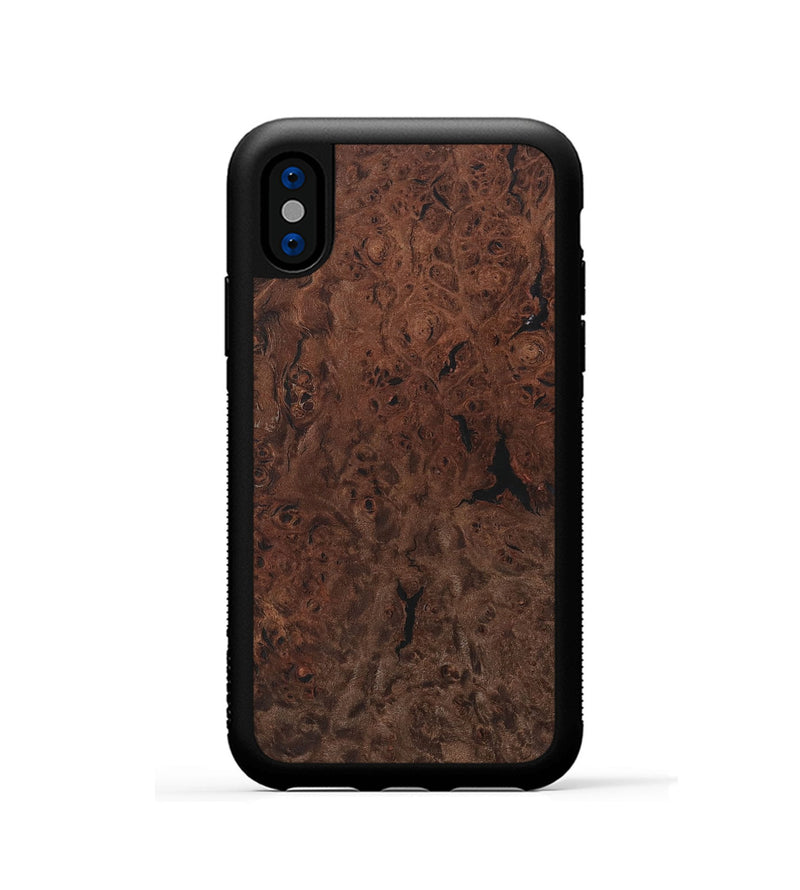 iPhone Xs Wood Phone Case - Cappie (Wood Burl, 730592)