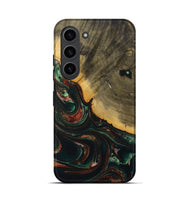 Galaxy S23 Wood Live Edge Phone Case - Noah (Green, 730614)