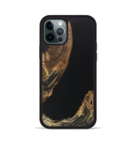 iPhone 12 Pro Wood Phone Case - Alver (Pure Black, 730623)