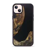 iPhone 14 Plus Wood Phone Case - Alver (Pure Black, 730623)