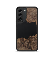 Galaxy S22 Wood Phone Case - Eugenia (Pure Black, 730624)