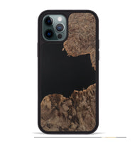 iPhone 12 Pro Max Wood Phone Case - Eugenia (Pure Black, 730624)