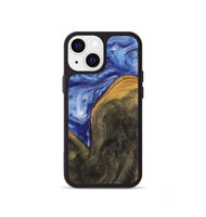 iPhone 13 mini Wood Phone Case - Shannen (Blue, 730626)