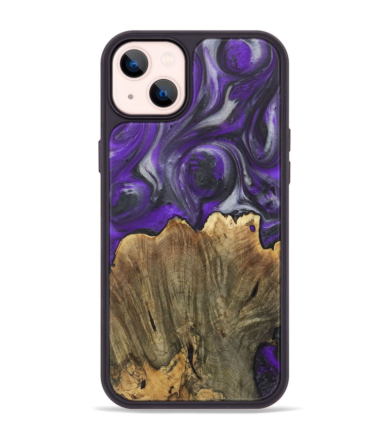 iPhone 14 Plus Wood Phone Case - Brody (Purple, 730628)