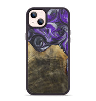 iPhone 14 Plus Wood Phone Case - Edeline (Purple, 730629)