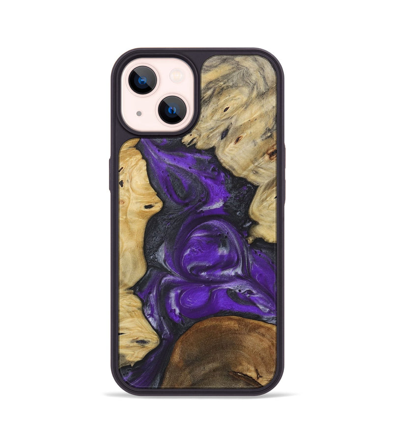 iPhone 14 Wood Phone Case - Lotti (Purple, 730630)