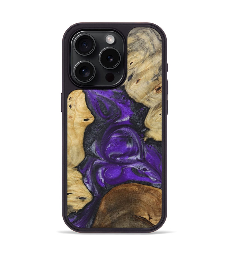 iPhone 15 Pro Wood Phone Case - Lotti (Purple, 730630)