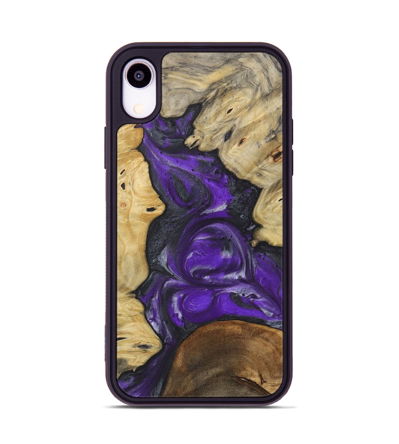 iPhone Xr Wood Phone Case - Lotti (Purple, 730630)