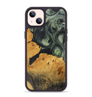 iPhone 14 Plus Wood Phone Case - Iyun (Green, 730631)