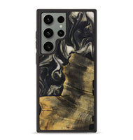 Galaxy S23 Ultra Wood Phone Case - Latrice (Black & White, 730637)