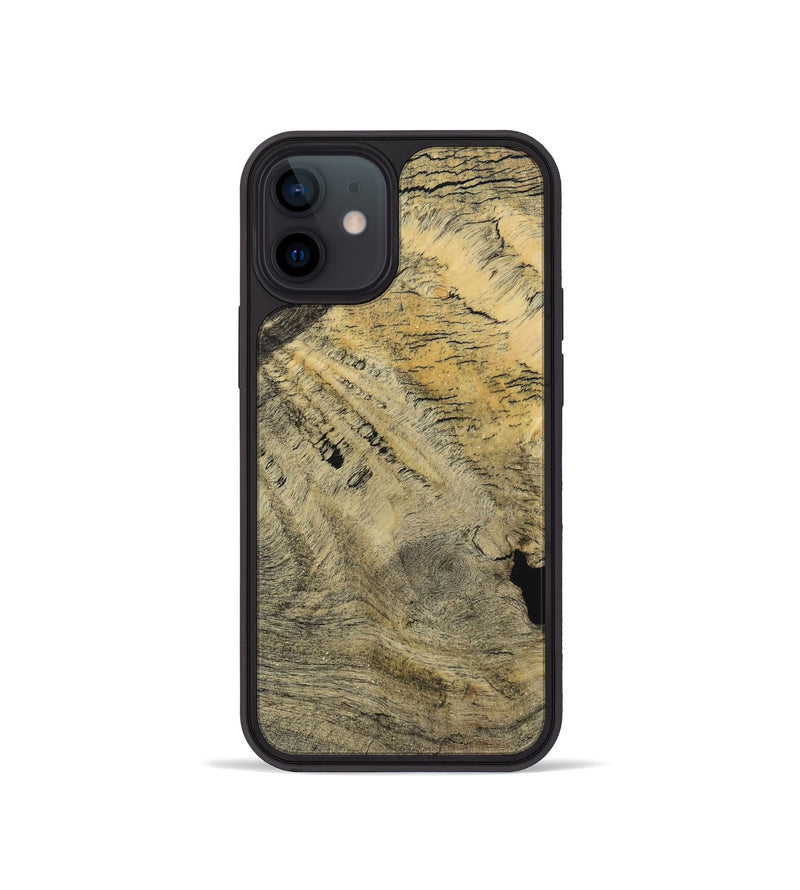 iPhone 12 mini Wood Phone Case - Kamal (Wood Burl, 730638)