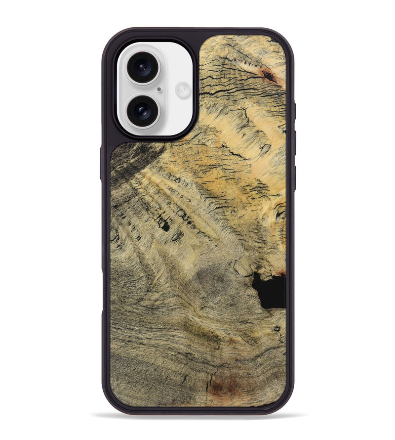 iPhone 16 Plus Wood Phone Case - Kamal (Wood Burl, 730638)