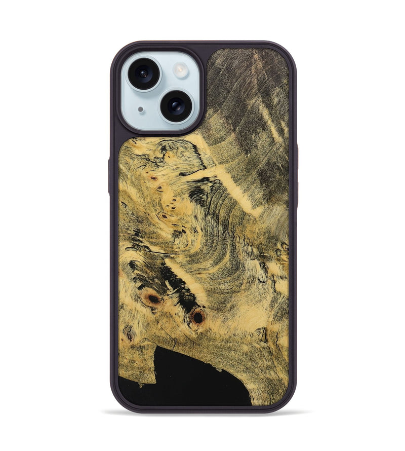 iPhone 15 Wood Phone Case - Bianca (Wood Burl, 730639)