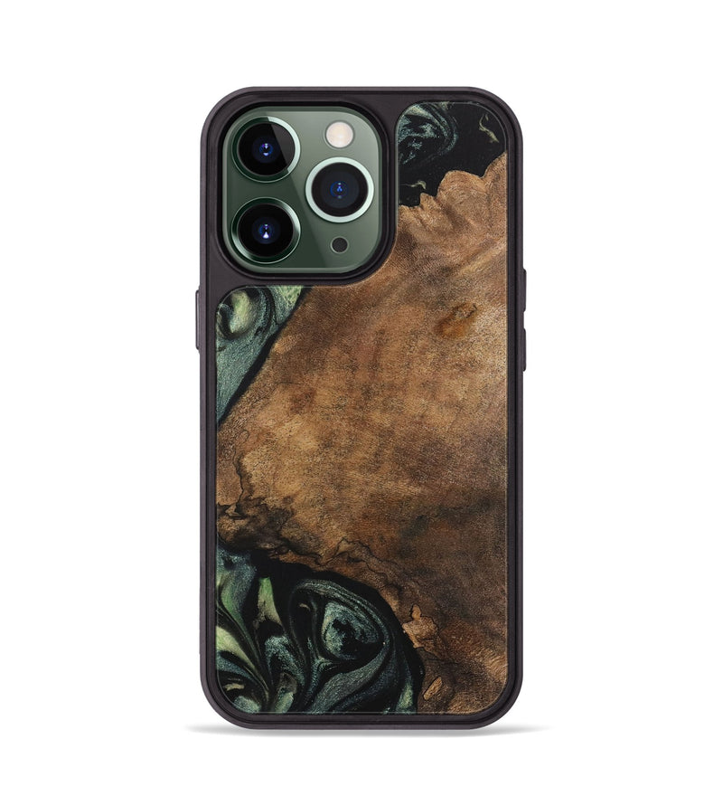 iPhone 13 Pro Wood Phone Case - Harlon (Green, 730660)