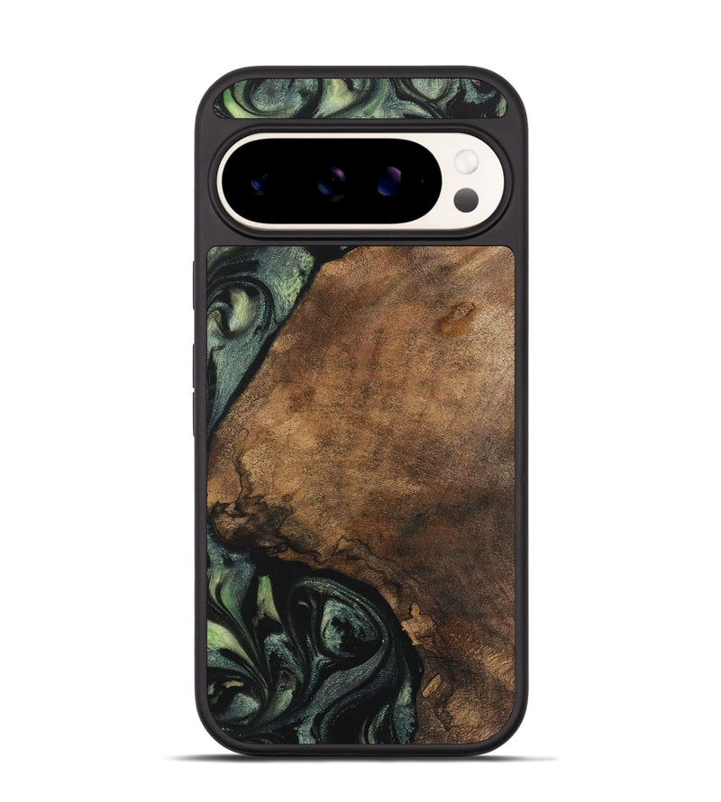 Pixel 9 Wood Phone Case - Harlon (Green, 730660)