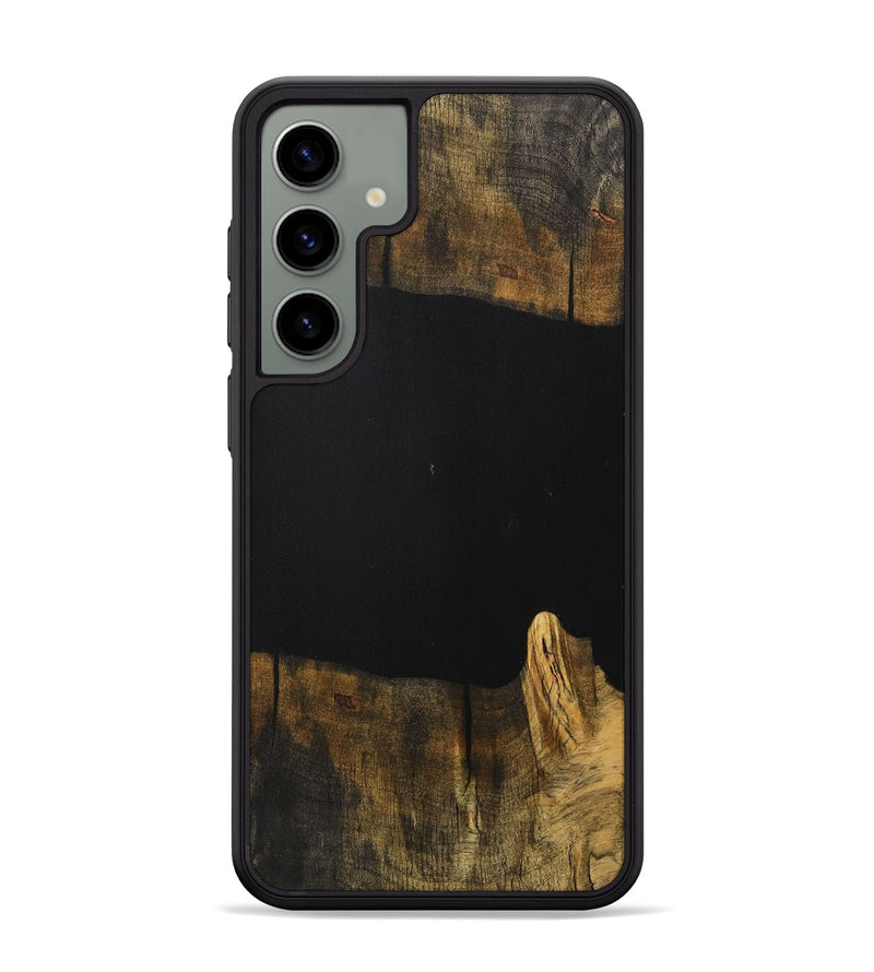 Galaxy S24 Plus Wood Phone Case - Lizeth (Pure Black, 730661)