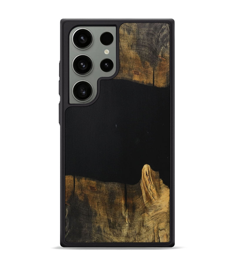 Galaxy S24 Ultra Wood Phone Case - Lizeth (Pure Black, 730661)