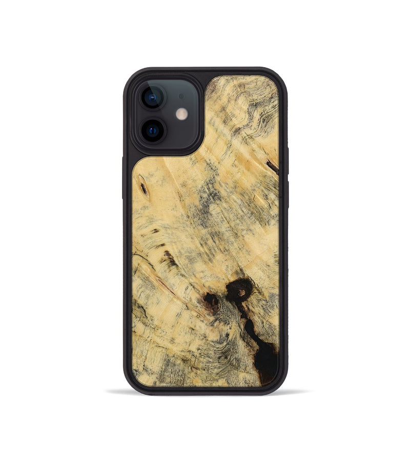 iPhone 12 mini Wood Phone Case - Aedan (Wood Burl, 730662)