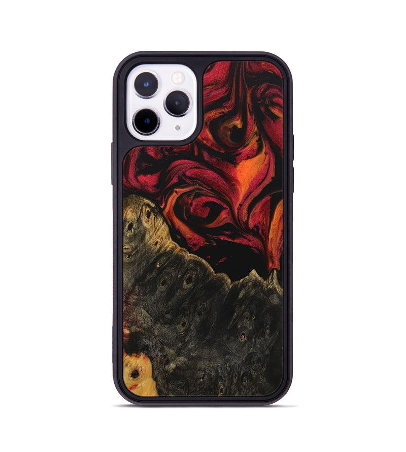 iPhone 11 Pro Wood Phone Case - Shakira (Red, 730663)