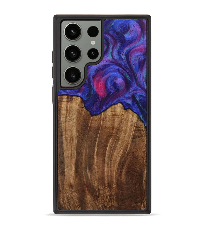 Galaxy S23 Ultra Wood Phone Case - Ciaran (Purple, 730664)