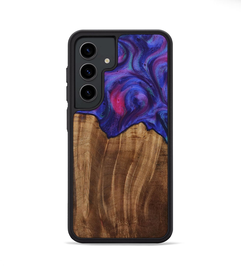 Galaxy S24 Wood Phone Case - Ciaran (Purple, 730664)