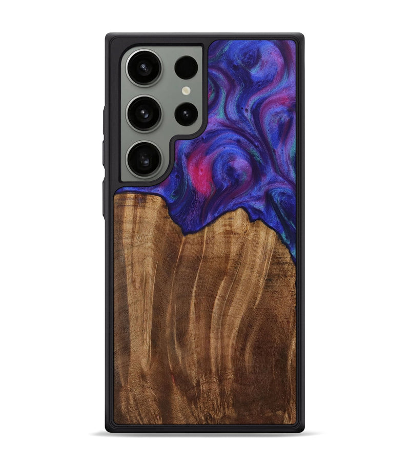 Galaxy S24 Ultra Wood Phone Case - Ciaran (Purple, 730664)