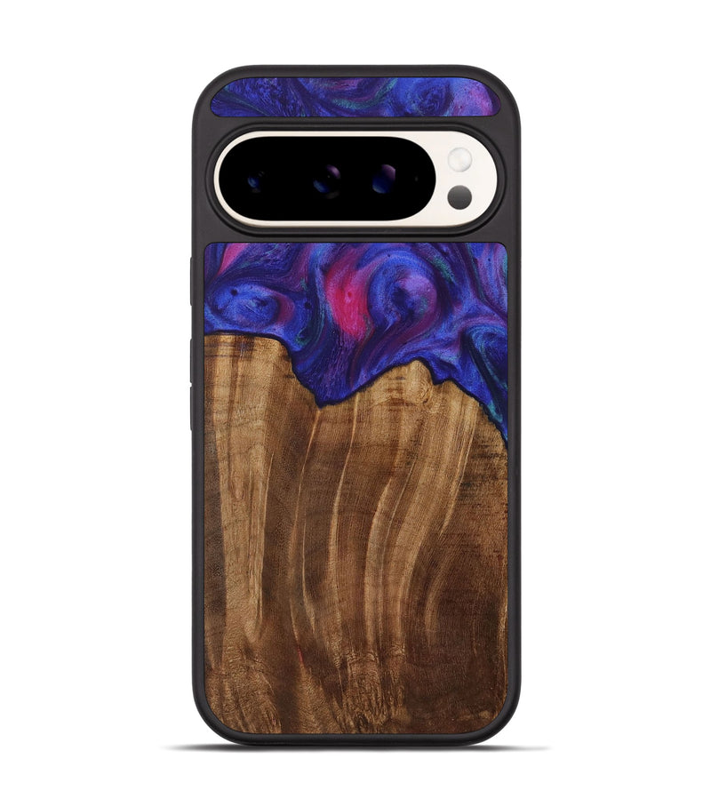 Pixel 9 Pro Wood Phone Case - Ciaran (Purple, 730664)